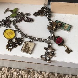 Walt Disney world bracelet with charms